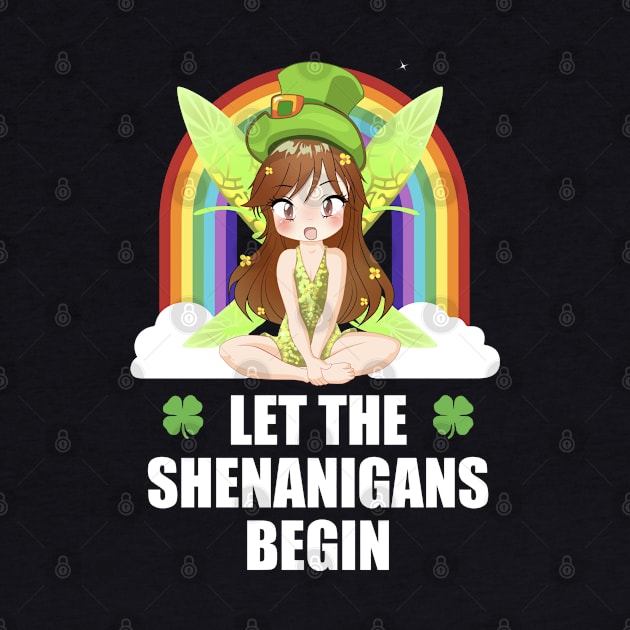 Fairy Pixie Shenanigans Funny St Patricks Day by TheBeardComic